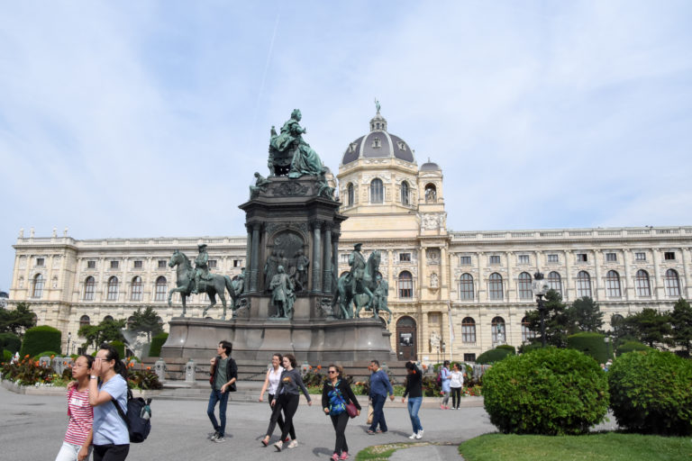 Vienna July 2018-statue