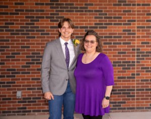 Kaiser Decker, an exercise science major from Denison, Texas